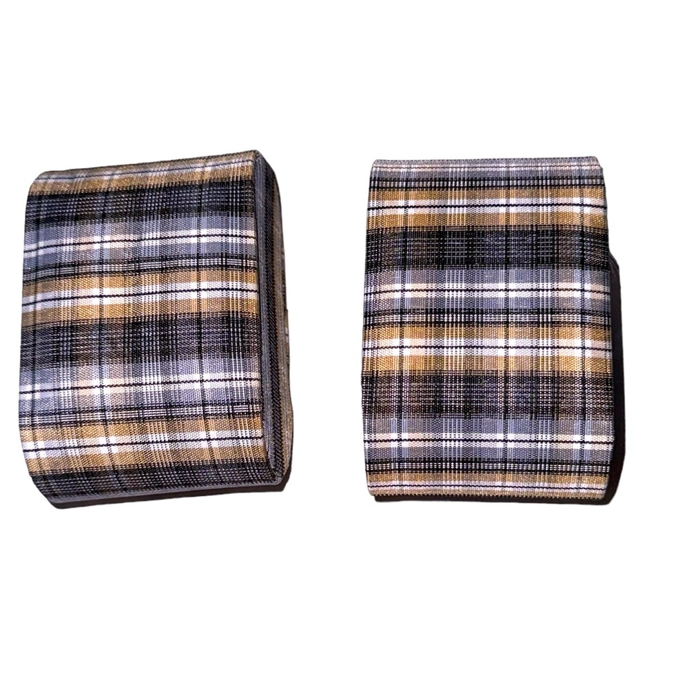 Watch Pillows JBB Storage Display Watches Bracelets Jewelry Plaid Set Of 2 NWOT